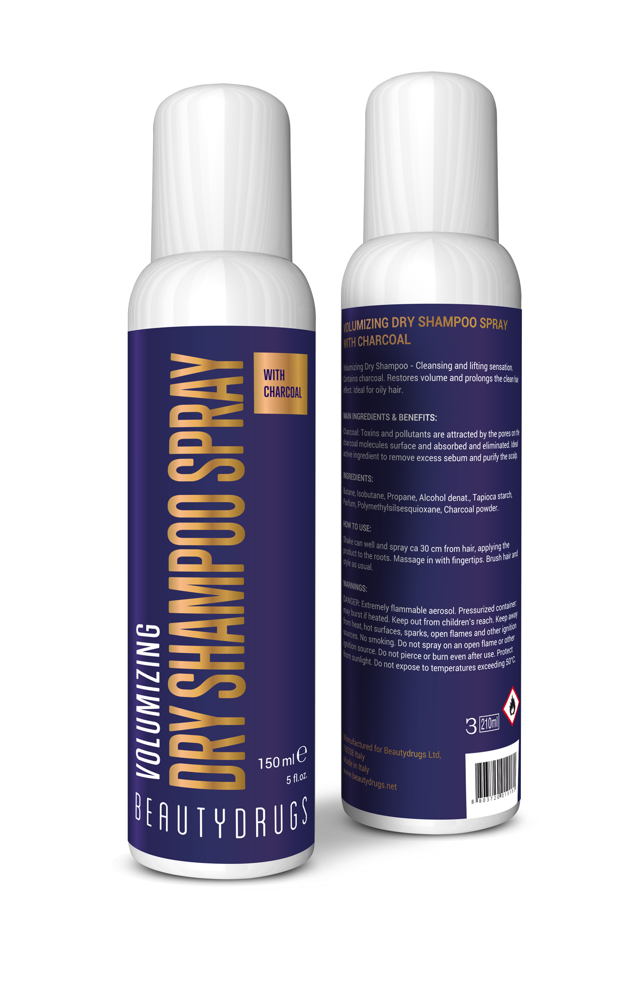 BEAUTYDRUGS Dry Shampoo Spray Сухой шампунь для волос