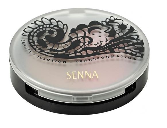 SENNA Slipcover Cream to Powder Foundation Набор пудра + румяна Blush Contour 1 