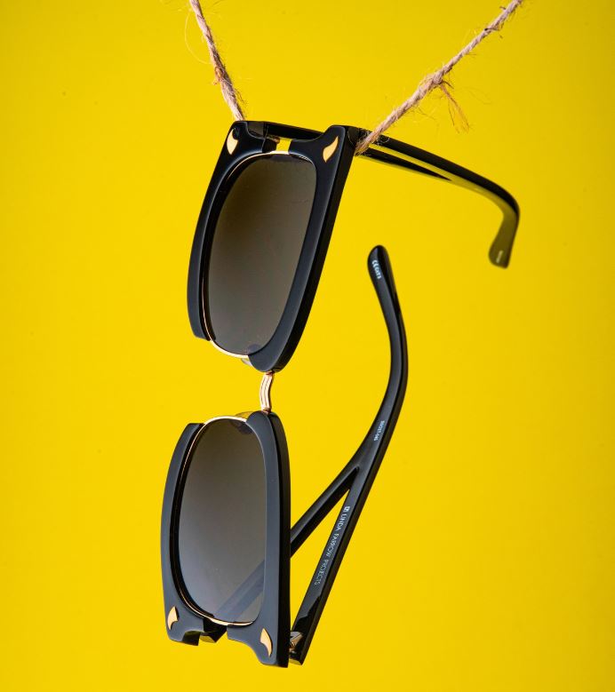 Linda Farrow Очки Prabal Gurung Sunglasses Rectangular Black