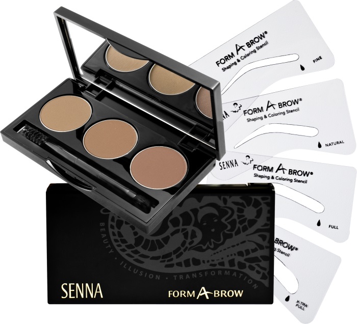 SENNA Form-A-Brow Kit Набор для коррекции бровей Ash Blonde