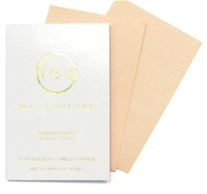 Mai Couture Foundation Powder Papier A La Carte Golden Glow Пудра с салфетках