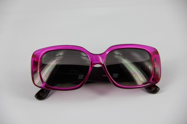 Linda Farrow очки black fuchsia acetate sunglass