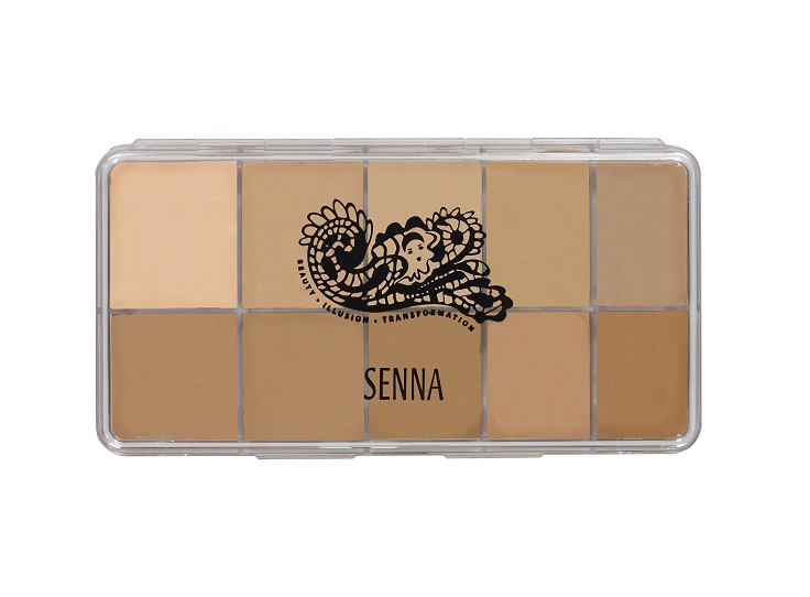 SENNA Slipcover Cream to Powder Palette Палетка с тональными основами Light Medium