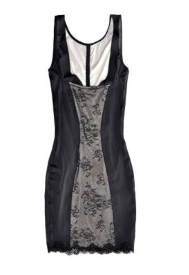 Magic BodyFashion Платье утягивающее luxury lace dress / черный L