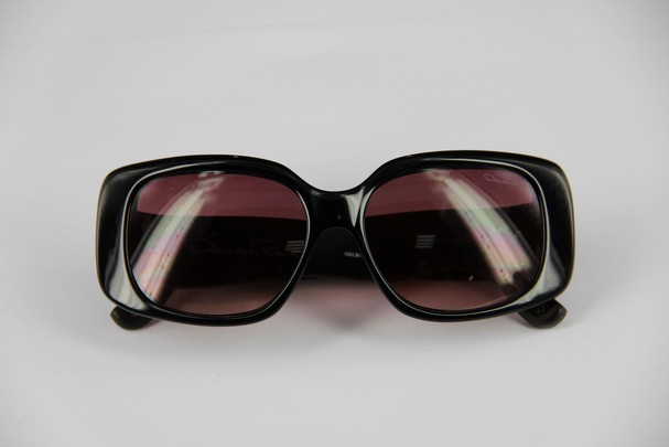 Linda Farrow очки black round oversized sunglass
