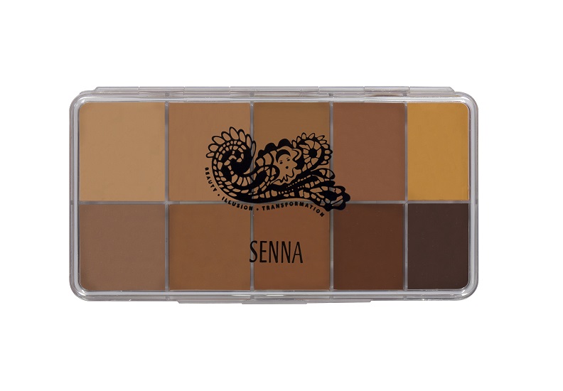 SENNA Slipcover Cream to Powder Palette Палетка с тональными основами Medium Dark 